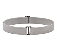 Ceinture élastique extensible, taille réglable de 100 cm de long, accessoire de mode pour femme avec fermeture à crochet en alliage pour tenues décontractées et formelles, ajustement confortable (gris