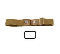 Ceinture élastique sans boucle | Élastique réglable invisible unisexe - Jeans pour hommes passants de ceinture, ceinture élastique assure un soutien sûr du pantalon sans EMom femme fille Vriendi, Kaki