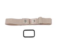 Ceinture élastique sans boucle | Réglable élastique invisible confortable unisexe | Pantalon en jean pour femme | Pour maman, épouse, fille, papa, grand-père, mari, fils, Couleur crème., Refer to