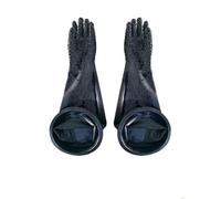 Ceinture en caoutchouc épaissine résistante à l'usure Granular Grunge Rinonds de sable gants Gants universels gau 6-inch rubber ring + one pair of granular gloves (diameter 200mm) Sandblasting gloves