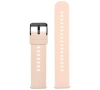 Ceinture en caoutchouc pour la montre U27 - Roses légères/noir - 22 mm