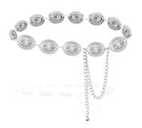 Ceinture en Chaîne Argent pour Femme - Bohème, Métal, Chaîne de Taille