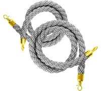 ceinture en corde, Corde de poteau, corde barrière suspendue file d'attente colonne, tricotée montée sur en 2 pièces(#3,120cm/4ft)