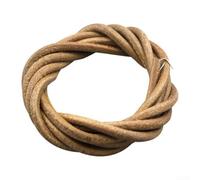 Ceinture en cuir de vache naturel pour machines à coudre vintage à pied, y compris trapèze et papillon, offrant une transmission stable et une résistance à l'usure et à l'étirement