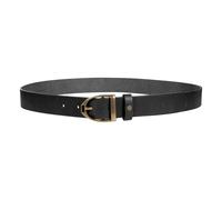 Ceinture en cuir femme HKM Beth Noir 80 cm