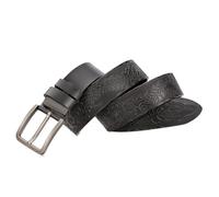 Ceinture en cuir gaufré neutre, motif gravé dragon, boucle à griffes réglable, ceinture décontractée faite à la main, taille 120 cm/40"-42"(Dragon,110cm/waist:36"~38")