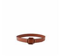 Ceinture en cuir grosse boucle PILJA Camel 90 cm