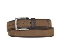 Ceinture en cuir Nautica pour homme, style d?contract?, avec boucle en m?tal, couleur beige, 86 cm