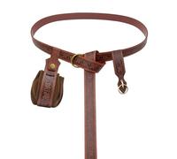 Ceinture en cuir synthétique pour bouteille de potion, sac de ceinture, jupe, sac banane, sac de randonnée, costume de renaissances médiévales, accessoires d'Halloween, Ceinture porte-clés taille