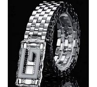 Ceinture en Métal D'auto-Défense en Acier Inoxydable De Style Punk pour Hommes, Boucle De Lettre, Spéciale Personnalisée,Pin Button Head,145cm