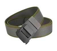 Ceinture en toile pour homme - Ceinture de travail - Convient pour le travail, les voyages - Réglable - Cadeau de fête des pères pour papa, Vert armée., taille unique