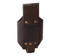 Ceinture Étui À Bière En Cuir - Matériau PU Imperméable Marron, Porte-bouteille De Boisson, Grillage, Porte-bouteille D'eau, Randonnée Pique-nique | Sac À Bière Pratique Pour Canettes De Boissons Pour