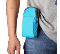Ceinture Etui Vertical pour Telephone Portable, Homme Sac Bandoulière pour Téléphone, 6.9" Ceinture Clip Sacoche Téléphone Portable Sac Banane Housse de Transport Sac à Épaule Pochette avec Mousqueton