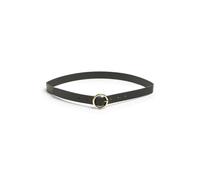Pieces Ceinture Pcbonna Jeans pour femme – Noir, boucle dorée, 85 cm