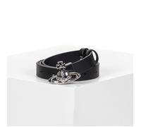Ceinture femmes Vivienne Westwood SMALL ORB BUCKLE BELT Noir EU M / L
