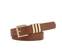 Ceinture fine pour femme Senior Sense Fashion All Jeans Dress Belt Nylon Ski Belt, beige, taille unique