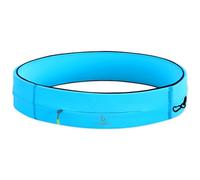 Ceinture Flipbelt avec fermeture éclair - Ceinture de course de qualité supérieure - Sac banane - Parfait pour vos clés, gels énergétiques et téléphones portables - Compatible avec iPhone 6/7/8/X/Plus Samsung S7 - Pour le sport, le jogging, le fitness, la marche, le yoga, les voyages, les activités en extérieur, mixte, aqua, moyen