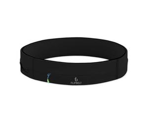 Ceinture Flipbelt avec fermeture éclair - Ceinture de course de qualité supérieure - Sac banane - Parfait pour vos clés, gels énergétiques et téléphones portables - Compatible avec iPhone 6/7/8/X/Plus Samsung S7 - Pour le sport, le jogging, le fitness, la marche, le yoga, les voyages, les activités en extérieur XS Noir