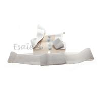 Ceinture Gilet Magnétique Correcteur Posture Soulager Douleur Dos Santé Blanc Blanc