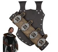Ceinture grenouille Renaissance - Étui de chevalier en cuir PU - Grenouille médiévale - Accessoires de costume rétro Renaissance - Ceinture pour jeux de rôle