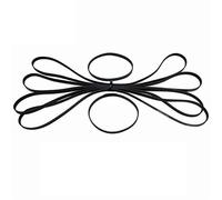 Ceinture GT2 Ceinture à Boucle fermée Caoutchouc 2GT, 6mm 152/154/156/158/160/162/164/166/168/170/172/174/176 178mm, Synchrone, Pièces d'imprimante 3D Durable et résistant à l'usure (Taille : 152mm)