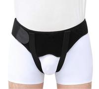 Ceinture herniaire pour homme et femme Ceinture herniaire réglable flexible Soutien herniaire Soulagement de la douleur avec coussinets de compression amovibles Hernie(B, Taille L)