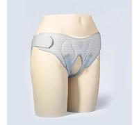 Ceinture Herniaire Pour Homme et Femme, Hernia Truss Belt, Avec Deux Coussinets de Compression Amovibles et Une Sangle D'aine Réglable, Idéal Pour La Chirurgie et La Récupération Après Blessure(Small)