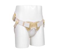 Ceinture Hernie Inguinale Homme, Ceinture Hernie Inguinale, 4 Coussinets Pression Amovibles, Version Adulte Unisexe, Respirantes Réglables(L)