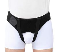 Ceinture Hernie Inguinale Homme, Ceinture Hernie Inguinale avec 2 Coussinets de Compression, Ceinture de Soutien Postopératoire, Unisexe(Medium)