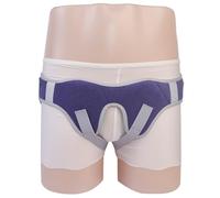 Ceinture Hernie Inguinale Homme Ceinture Inguinale, Soutien pour Femmes et Hommes pour Hernie Simple/Double ou Sportive avec 2 Coussinets de Compression Amovibles Matériau Confortable(Large)