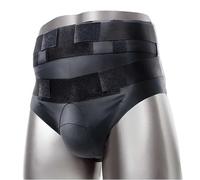 Ceinture Hernie Inguinale Homme, Ceinture pour Hernie Inguinale pour Simple/Double, Herniaire avec 2 Coussinets de Compression Amovibles pour Pré Ou Post-Opératoire(XX-Large)