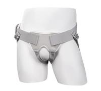 Ceinture Hernie Inguinale Homme, Ceinture pour Hernie Inguinale Unisexe, 4 Coussin Pression Amovible, Soulage Douleurs Bilatérales(S)