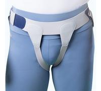 Ceinture Hernie Inguinale pour Hommes et Femmes, Adaptées aux Ceinture Herniaire Inguinale Unilatérales/Bilatérales, Réglables avec 2 Paires de Coussinets de Compression Amovibles(Small)