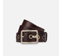 Ceinture homme Fabrizio Mancini Ceinture Jacob en cuir noir BROWN 110
