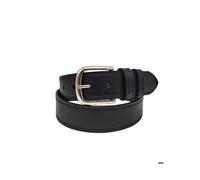 Ceinture homme - KENNY JONES - Taille 120 - PVC Noir - Boucle chromée - Ajustable 105-130cm 120 cm