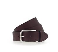 Ceinture Homme - VANZETTI - uni - Cuir - Marron foncé - 35mm de largeur 110 cm