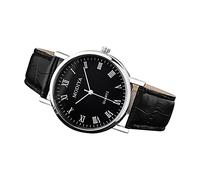 Ceinture Hommes Classique Créatif Calendrier Romain Montre Bracelet Échelle Cadran Hommes Femmes Montres Numériques, Noir , taille unique