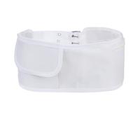 Ceinture Ihram Blanche avec Sac Banane pour Hajj et Omra en Oxford - Réglable avec Poche Élastique et Boucle Plate