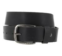 Ceinture Jack and jones Jacpaul leather belt noos Noir Taille : 105 Noir G