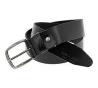 Ceinture Jack and jones Paul black leather belt Noir taille : 90 réf : 17247 Noir G
