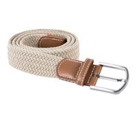 Ceinture K-up Tressée Élastiquée - beige clair - TU