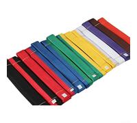 Ceinture Karaté Judo 280cm Cœur Feutre Coton(Brown) | Polyester pour haute densité, coutures multiples, résistance à l'usure, idéal entraînement quotidien
