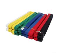 Ceinture Karaté Judo 280cm Tissu pour robuste Ceinture Karaté(Yellow belt) | Tissu polyester pour robuste, coutures renforcées, anti-effilochage, support stable, longue durée de vie