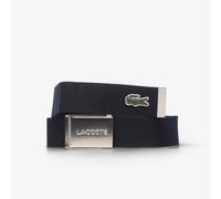 Ceinture Lacoste L.12.12 Concept Made In France Belt Navy Blue 110