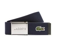 Ceinture LACOSTE Pour Hommes En Tissu - Belle Étui, Boucle À Glissière Gravée...