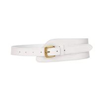 Ceinture large élastique en peau de vache for femme, corset ajustable, for robes, hauts, tuniques, style Obi, accessoires de mode, ceinture extensible et confortable for tenues décontractées(White_95c