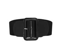 Ceinture Large Noire 1 Pièce, Ceinture Simple À La Mode, Ceinture Élastique Élastique, Ceinture Vestimentaire, Accessoires Vestimentaires