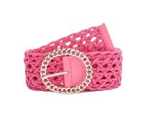 Ceinture Large tissée en Coton, Style à la Mode, Robe réglable, Ceinture de Taille tressée pour la Plage, Les fêtes et Les Voyages (Taille Unique)