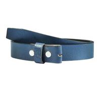 Ceinture Leonardo Verrelli Bleu moderne 115 cm Cuir véritable XL 120 cm