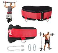 Ceinture Lestée Musculation Avec Sécurité Autobloquante - Design 3 En 1Avec Entraînement Poids, Deadlift Et Squat - Chaîne Incluse - Renforcement Musculation Et Gainage - Accessoire Training